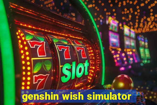 genshin wish simulator